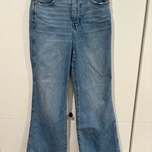 Madewell Women's Boot Cut Jeans in Light Blue